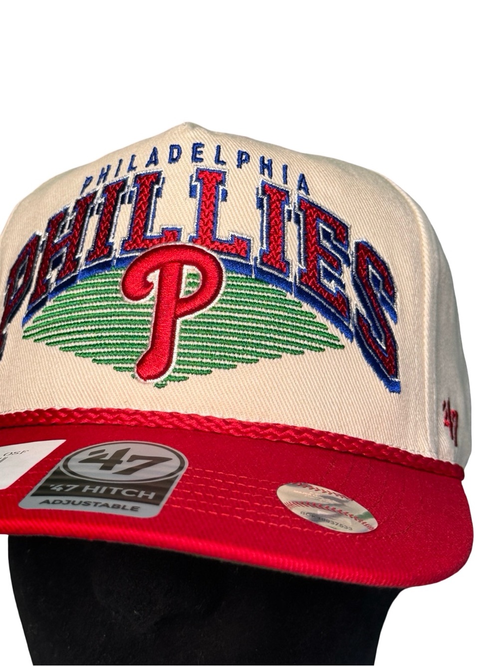 Philadelphia Phillies - ‘47 Hitch SnapBack hat MLB - off white/red